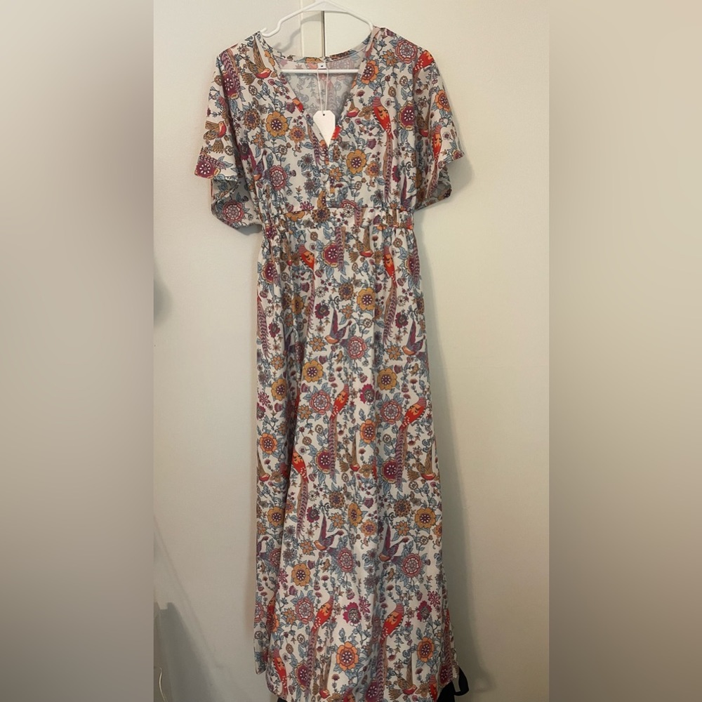 Maxi Dress Size Medium Mult Color